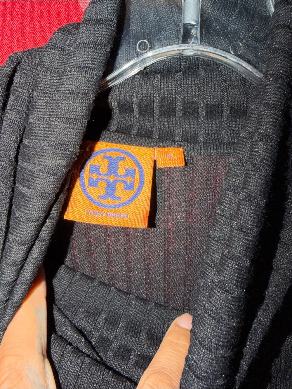Tory Burch Sheer turtle neck long sleeve - Picture 3 of 4